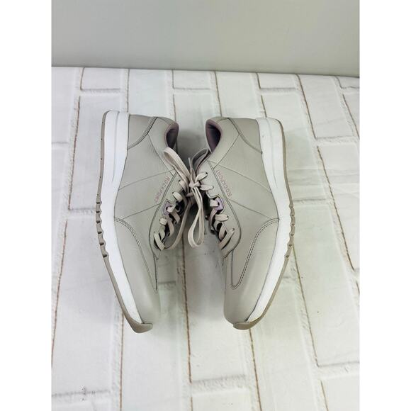 New Rockport lilac leather sneakers size 7.5 - Picture 7 of 10